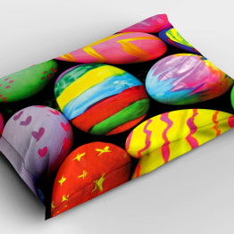 Dekorační polštář luxusní - Colorful Easter Eggs