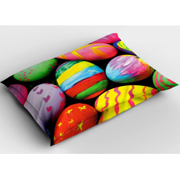 Dekorační polštář luxusní - Colorful Easter Eggs