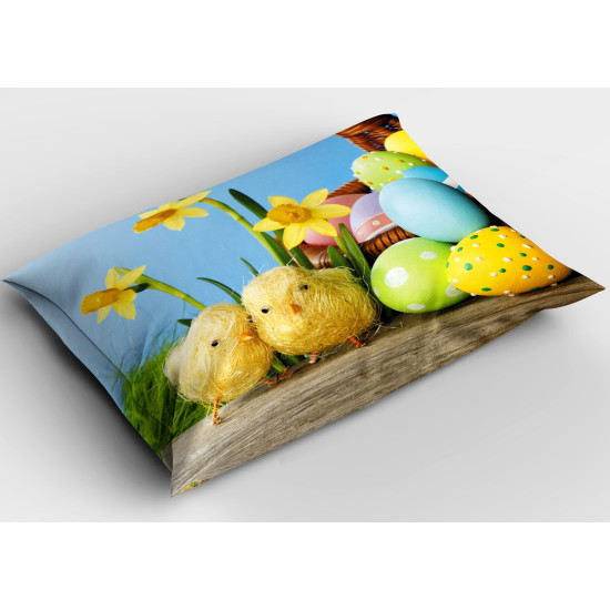 Polštář 45x45 - Easter Chicks