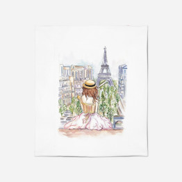 Hřejivá deka 3D - Summer in Paris