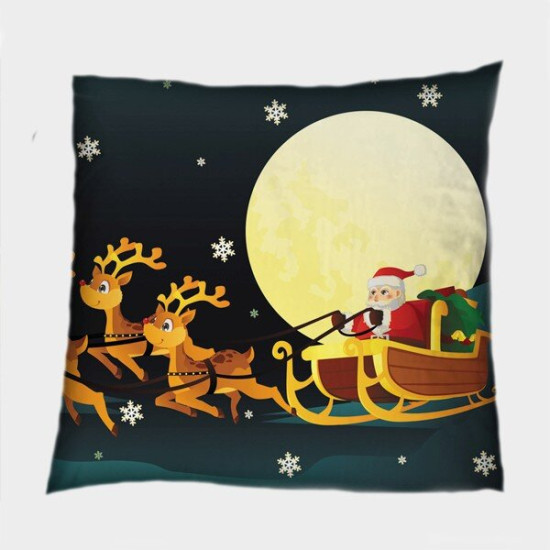 Vánoční dekorativní polštář - Santa's Sledge