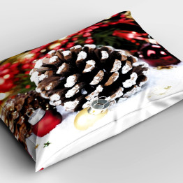 Vánoční polštář 45x45 - Christmas Fir Cones