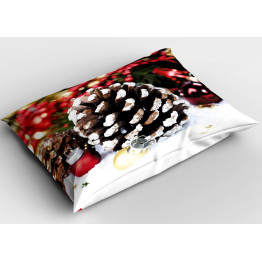 Vánoční polštář 45x45 - Christmas Fir Cones