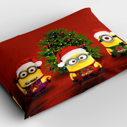Vánoční polštář dekorační - Christmas Minions
