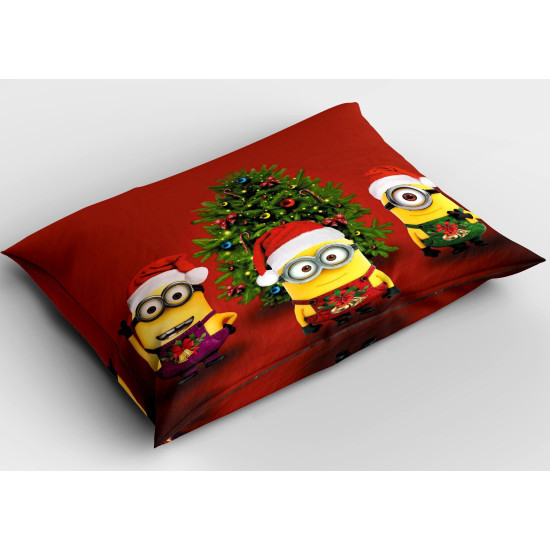 Vánoční polštář dekorační - Christmas Minions