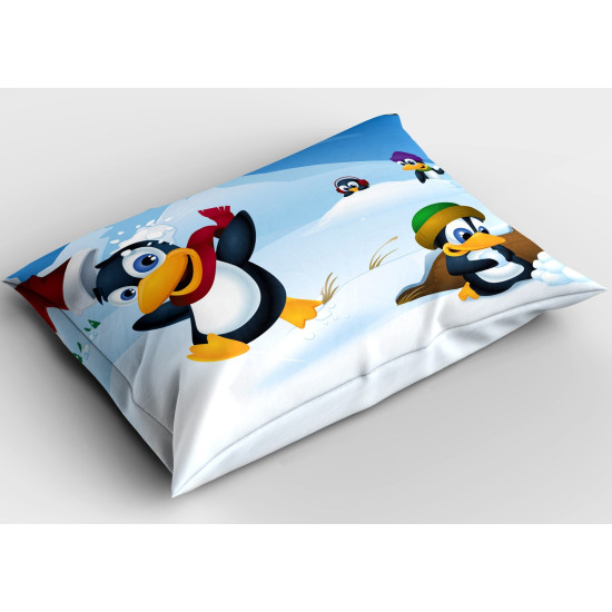 Polštářek - Christmas Pinguins