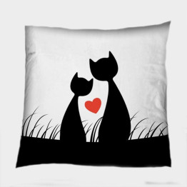Polštář kočka - Cats Love