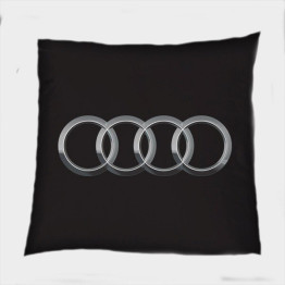 Dekorační polštář - Audi Logo Black