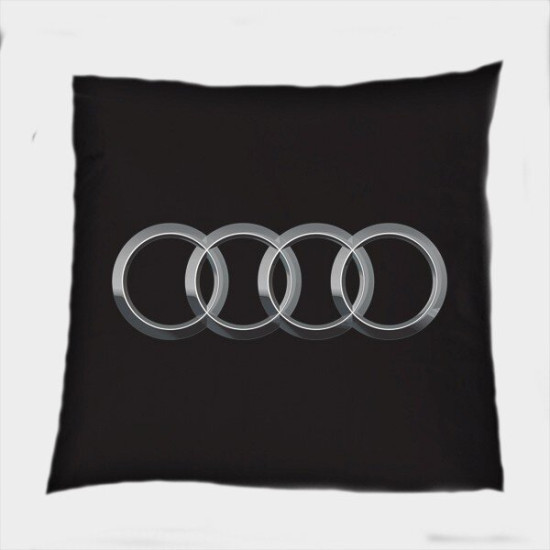 Dekorační polštář - Audi Logo Black