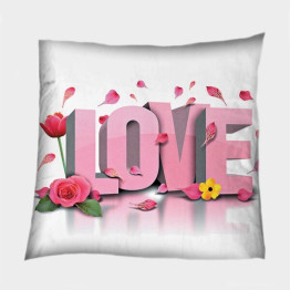 Dekorační polštář luxusní - Long Live Love