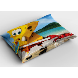 Polštářek - Sponge Bob On The Beach