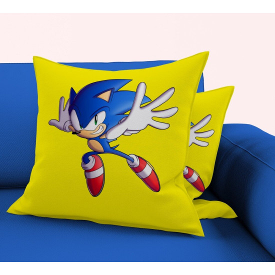 Dekorační polštář luxusní - Running Sonic
