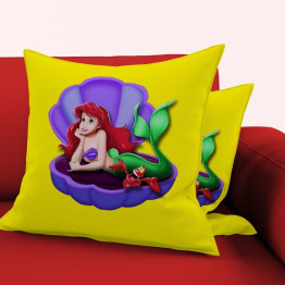 Dětský dekorační polštář - Sebastian and Ariel