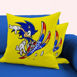 Dekorační polštář luxusní - Sonic Skiing