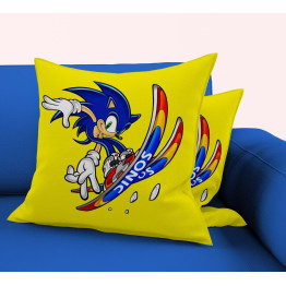Dekorační polštář luxusní - Sonic Skiing