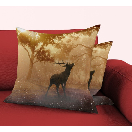 Dekorativní polštář - Deer in the Forest