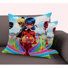Dekorační polštář - Ladybug Miraculous