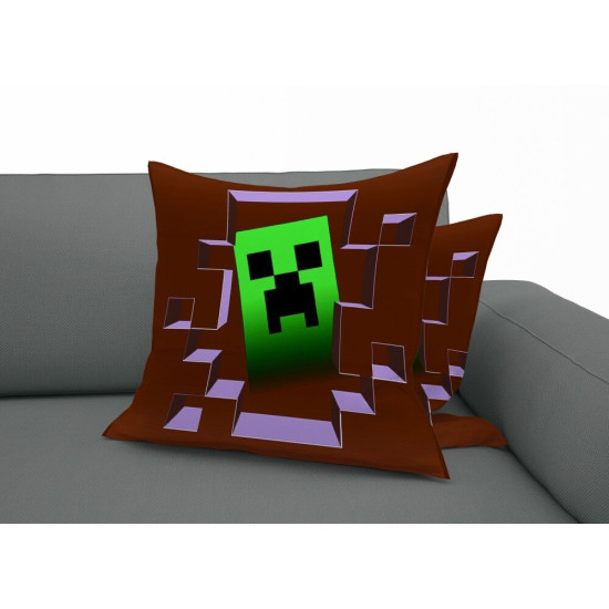 Dekorační polštář luxusní - Minecraft Creeper