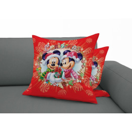 Dekorativní polštář - Mickey and Minnie Christmas