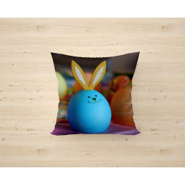 Dekorativní polštář - Blue Egg