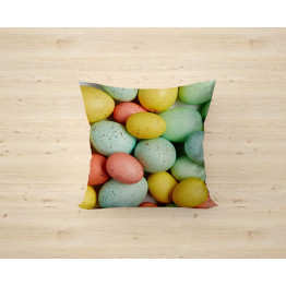 Velikonoční  dekorativní polštář - Many Eggs