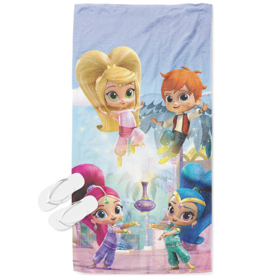 Dětská plážová osuška - Shimmer and Shine