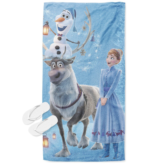 Osuška na pláž Ledové království - Ana and Olaf