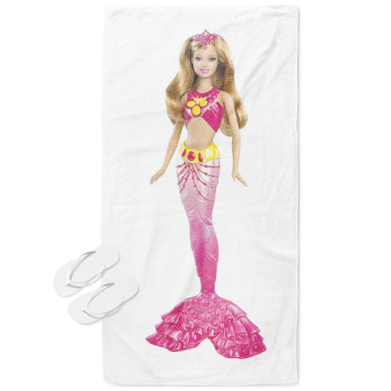 Osuška plážová - Barbie Marmaid