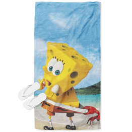 Osuška plážová - Sponge Bob On The Beach