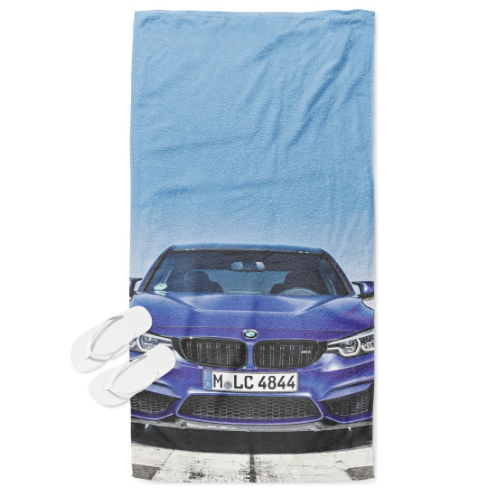 Plážový ručník - BMW Blue