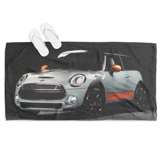 Plážová osuška - Mini Cooper