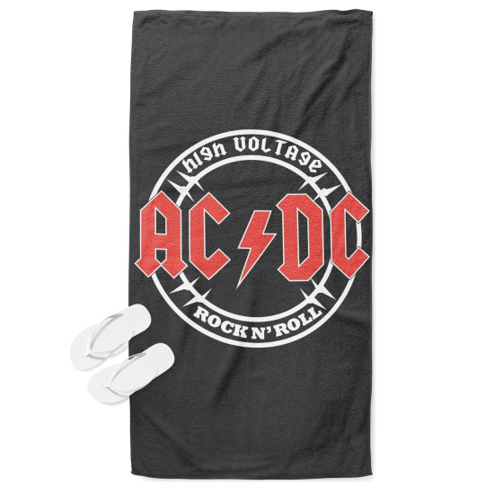 Osuška plážová - AC/DC Rock n Roll