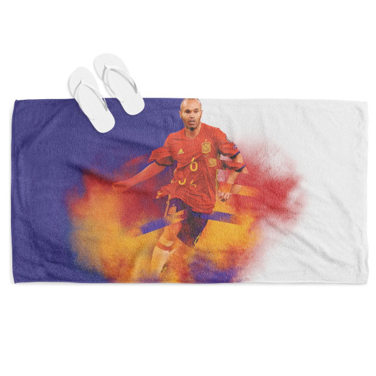 Plážový ručník - Andres Iniesta