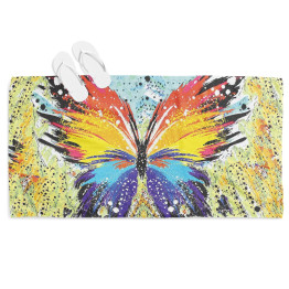 Plážový ručník - Colorful Butterfly
