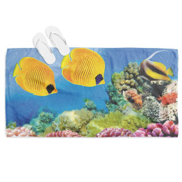 Osuška na pláž - Sea motifs