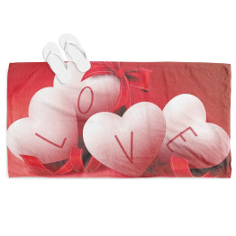 Osuška na pláž - Love is Everywhere