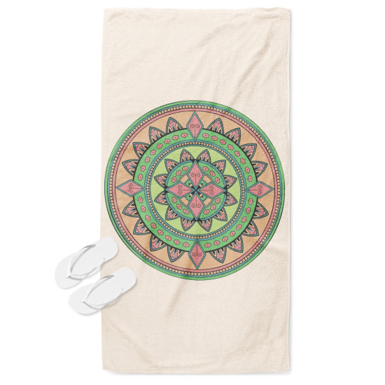 Plážová osuška - Colorful Mandala