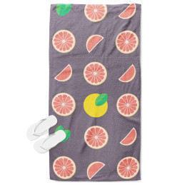 Plážový ručník - Grapefruit