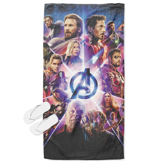 Osuška plážová - Avengers