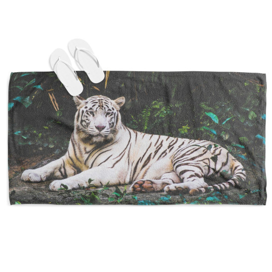 Osuška plážová - White Tiger