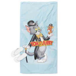 Dětská plážová osuška - Tom and Jerry Blue