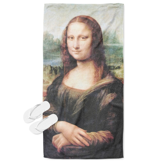 Plážový ručník - Mona Lisa