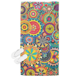 Osuška plážová - Boho Mandala