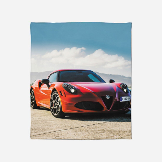 Měkká deka s auty - Alfa Romeo