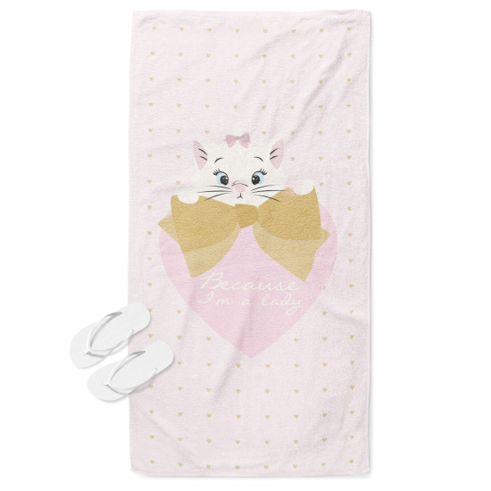 Dětská plážová osuška - Marie Cat Lady
