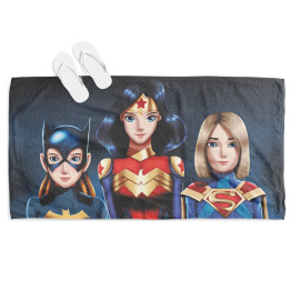 Dětská plážová osuška - Super Hero Girls