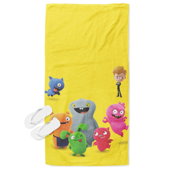 Osuška plážová 3D - Ugly Dolls