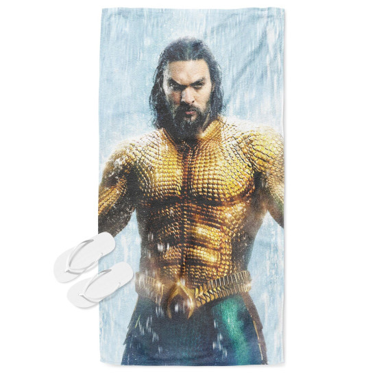 Plážová osuška 3D - Aquaman