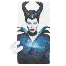 Plážová osuška 3D - Meleficent