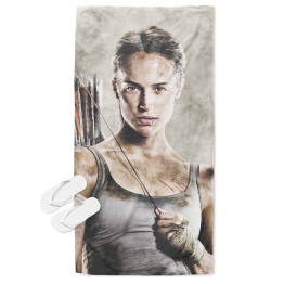 Plážová osuška - Tomb Raider